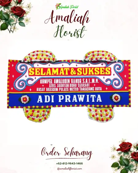 Papan Bunga Ucapan Selamat Wedding Venue Bogor Kota